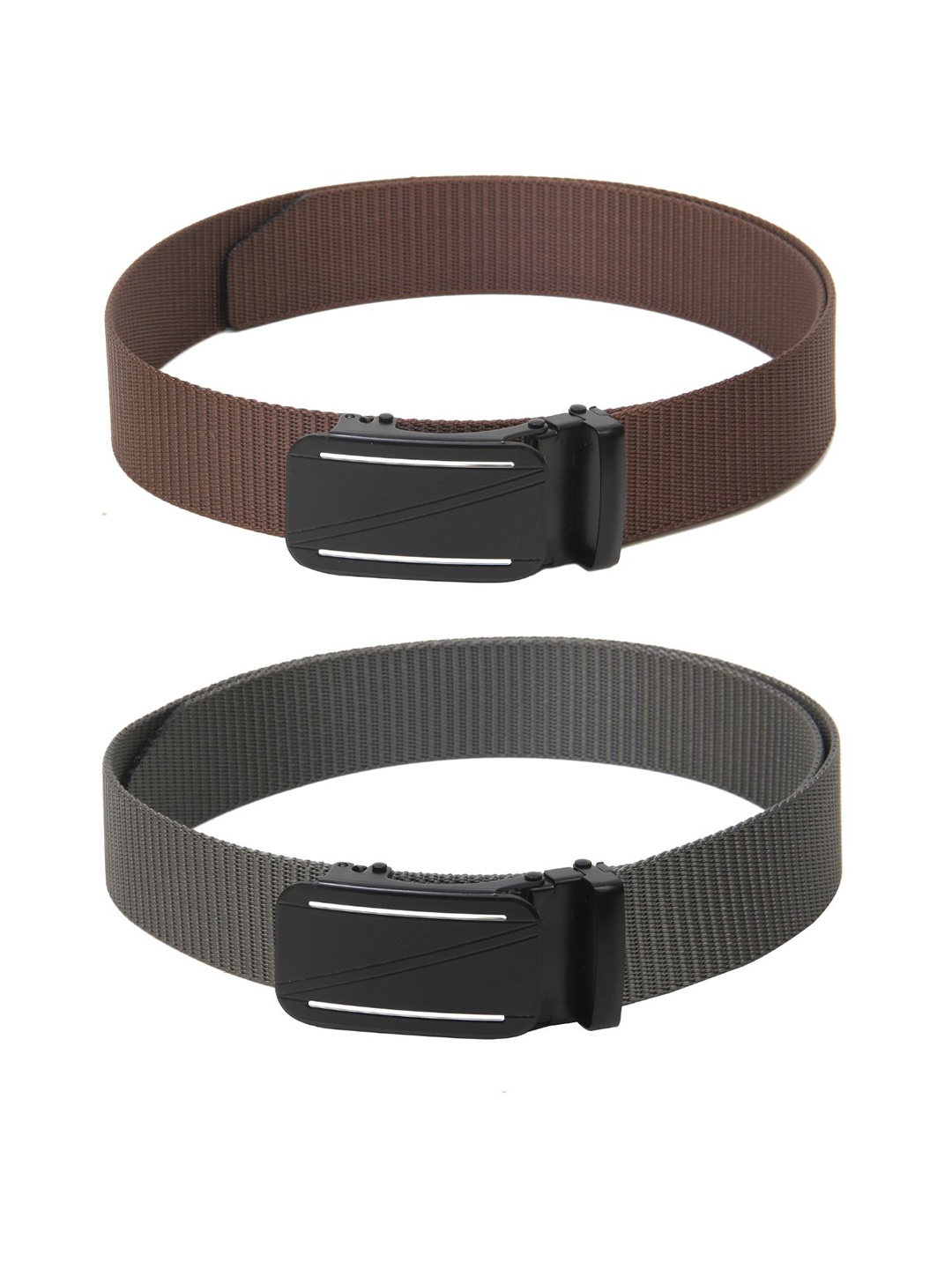 

Calvadoss Women Set of 2 Textured Belt, Brown