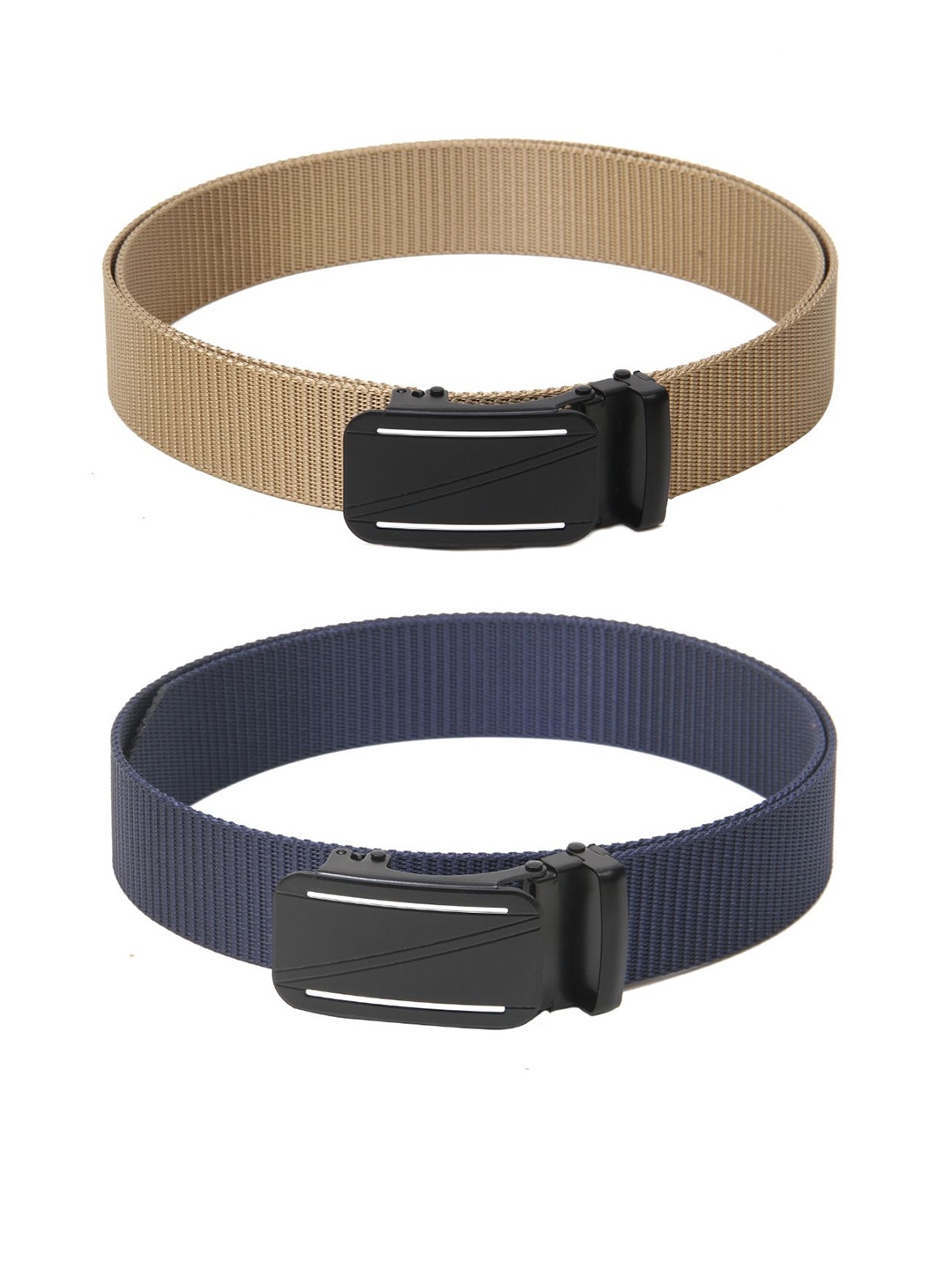 

Calvadoss Girls Set of 2 Textured Belt, Beige