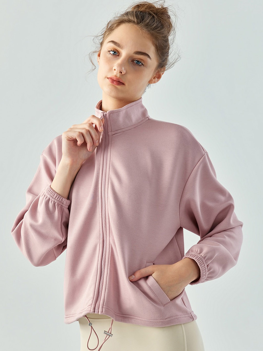 

JC Collection Lightweight Sporty Jacket, Pink
