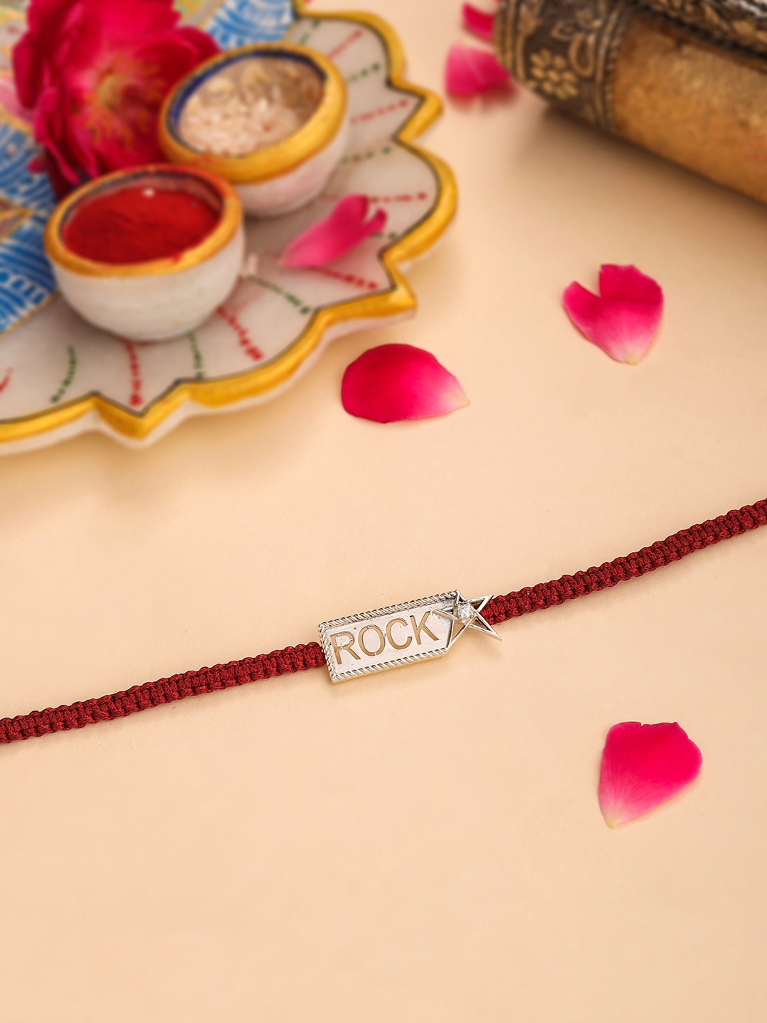 

Kicky and Perky 925 Sterling Silver Rockstar Rakhi