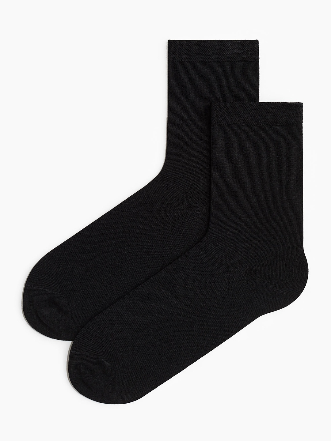 

H&M Men Bamboo-Blend Socks, Black