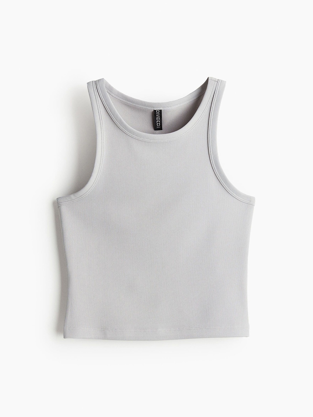 

H&M Ribbed Vest Top, Grey