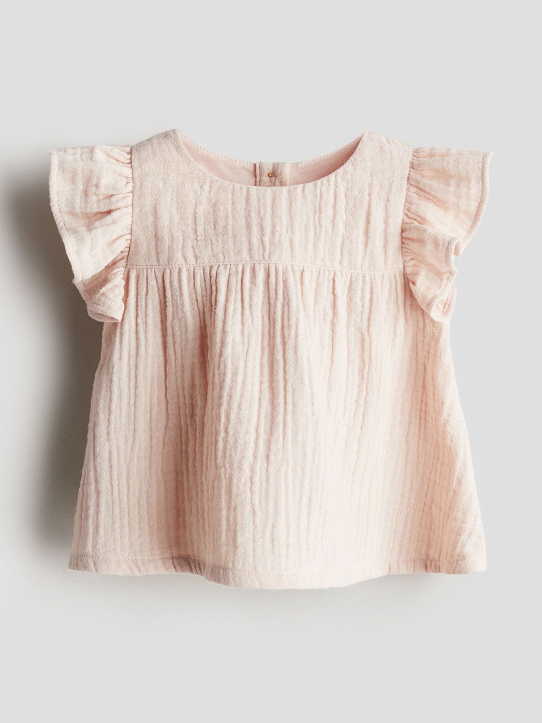 

H&M Girls Cotton Muslin Top, Pink