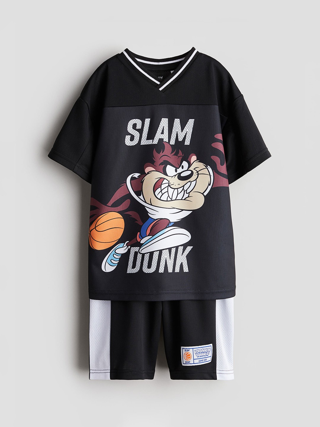 

H&M Boys 2-Piece Printed Set, Black
