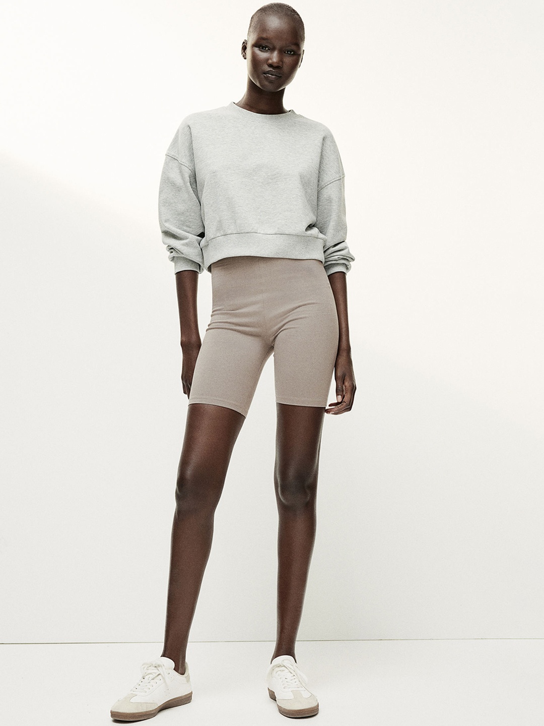 

H&M Women Cycling Shorts, Beige