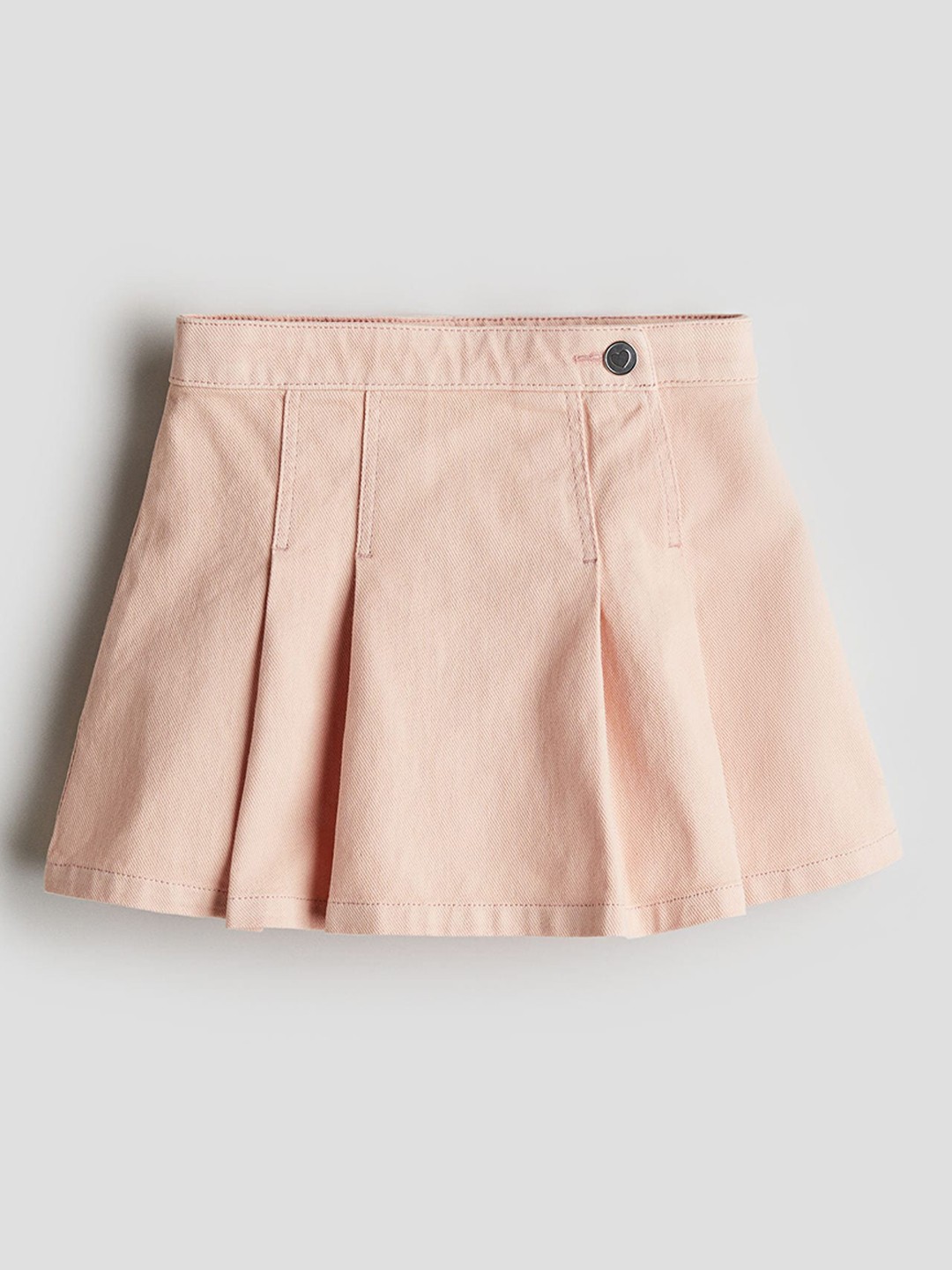 

H&M Girls Pure Cotton Pleated Skirt, Pink