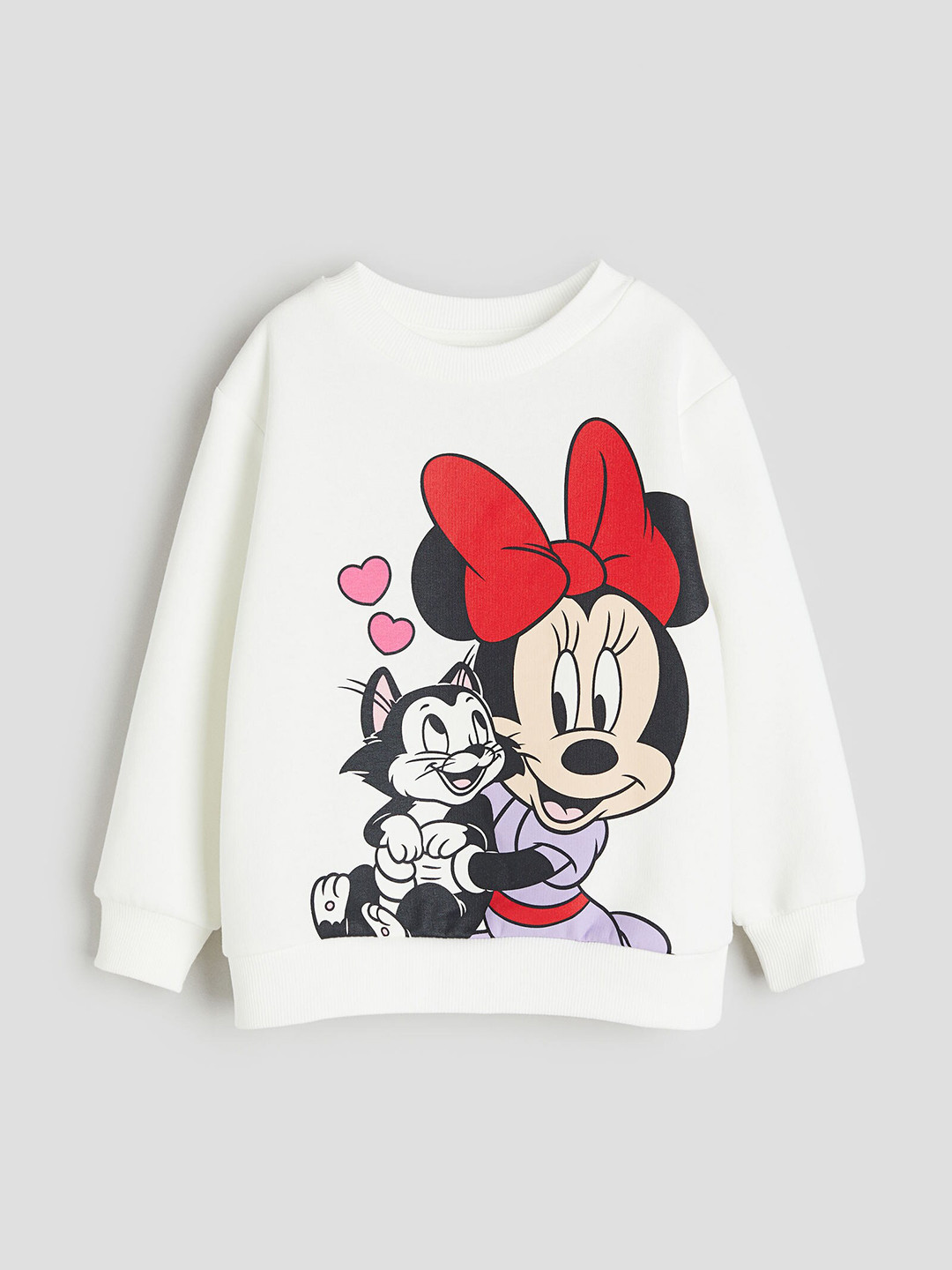 

H&M Girls Printed Sweatshirt, White