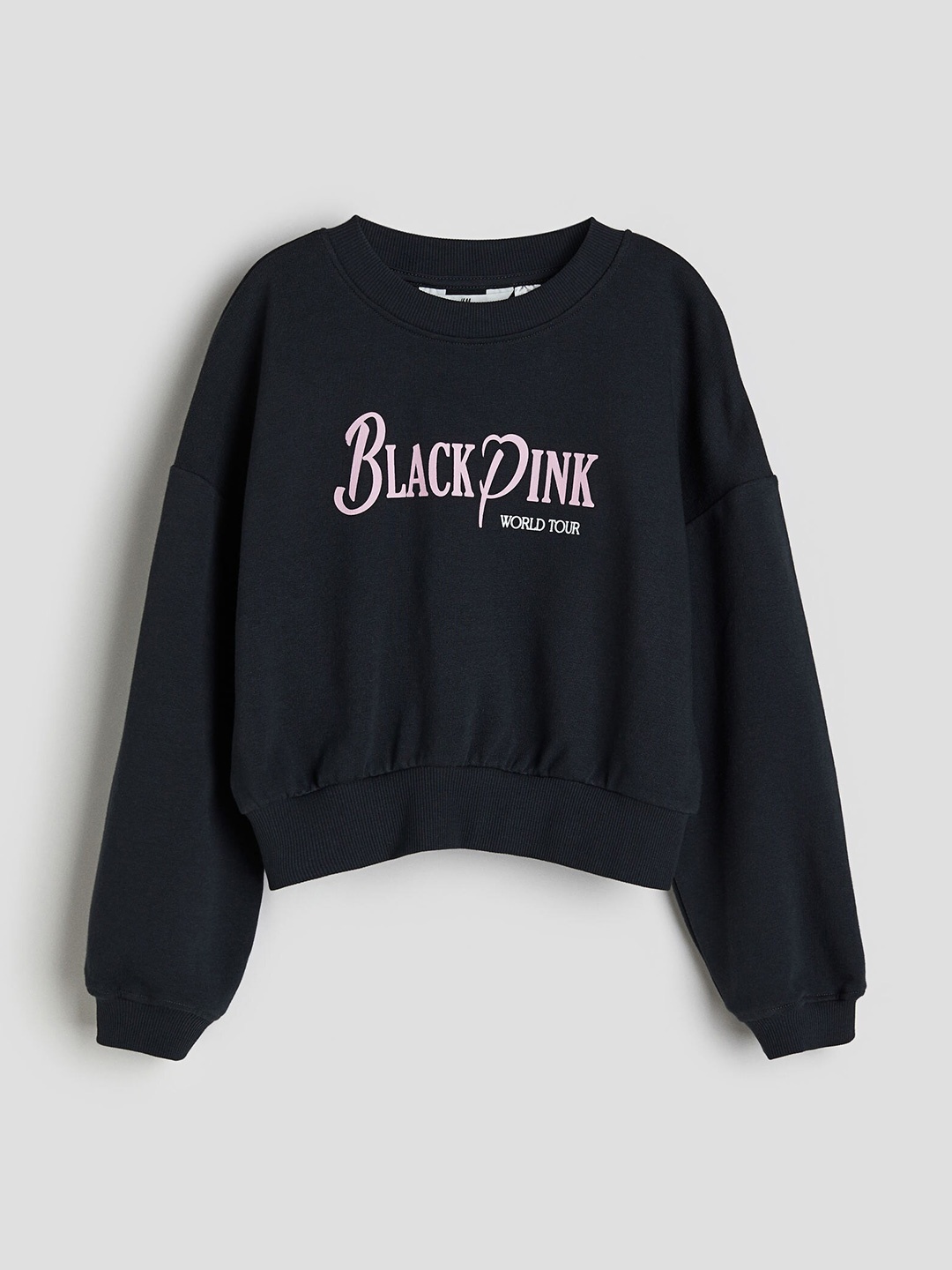 H&M Girls Oversized Sweatshirt, Grey