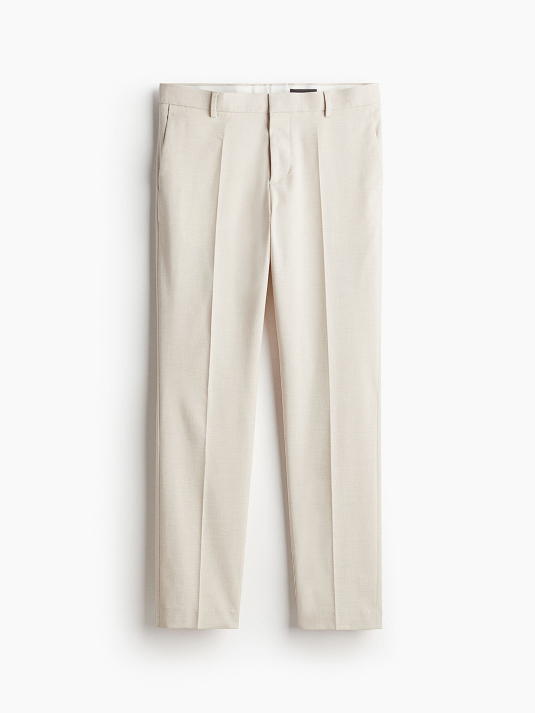 

H&M Men Slim Fit Suit Trousers, Beige