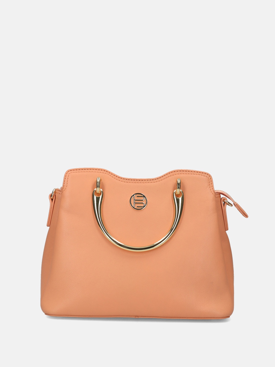 

BAGATT Campania Structured Leather Handheld Bag, Orange