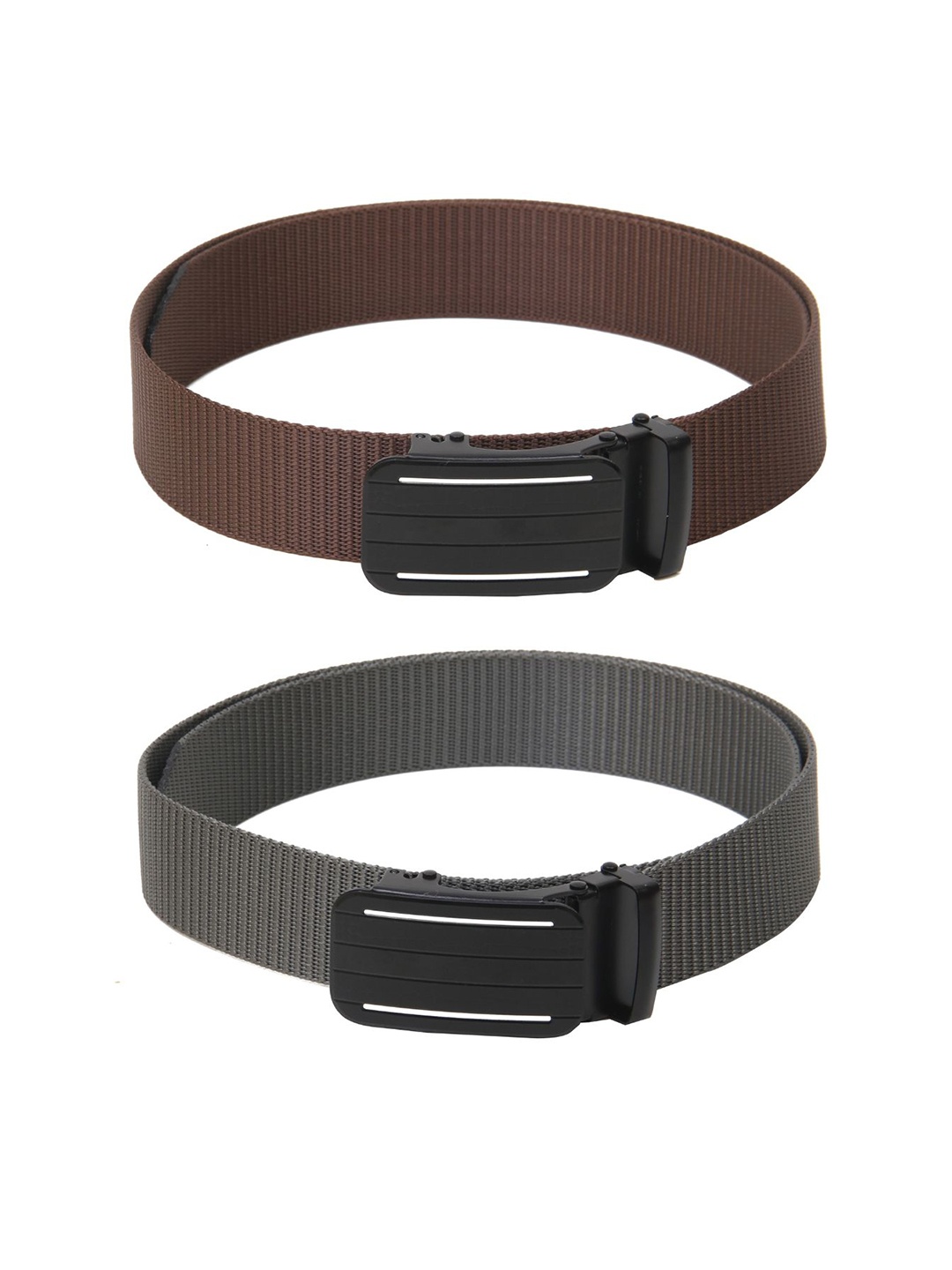 

Calvadoss Women Set of 2 Textured Belt, Brown
