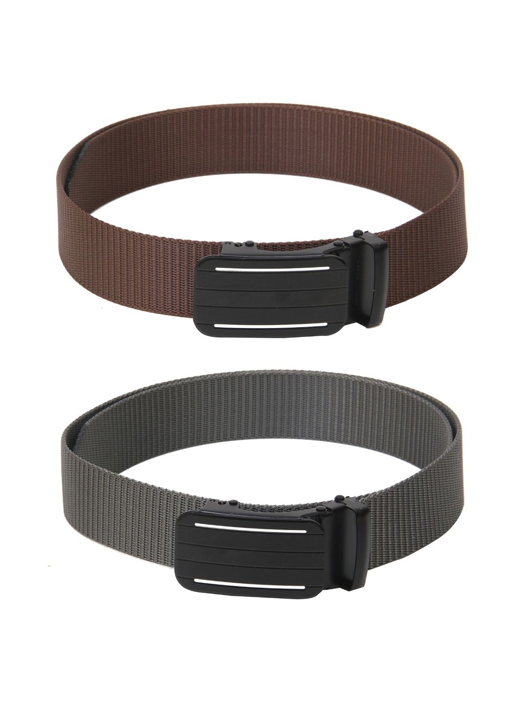 

Calvadoss Girls Set of 2 Textured Belt, Brown