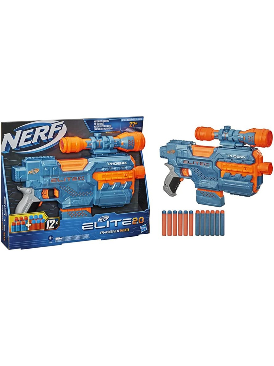 

NERF Kids Gun Activity Toys and Games, Blue