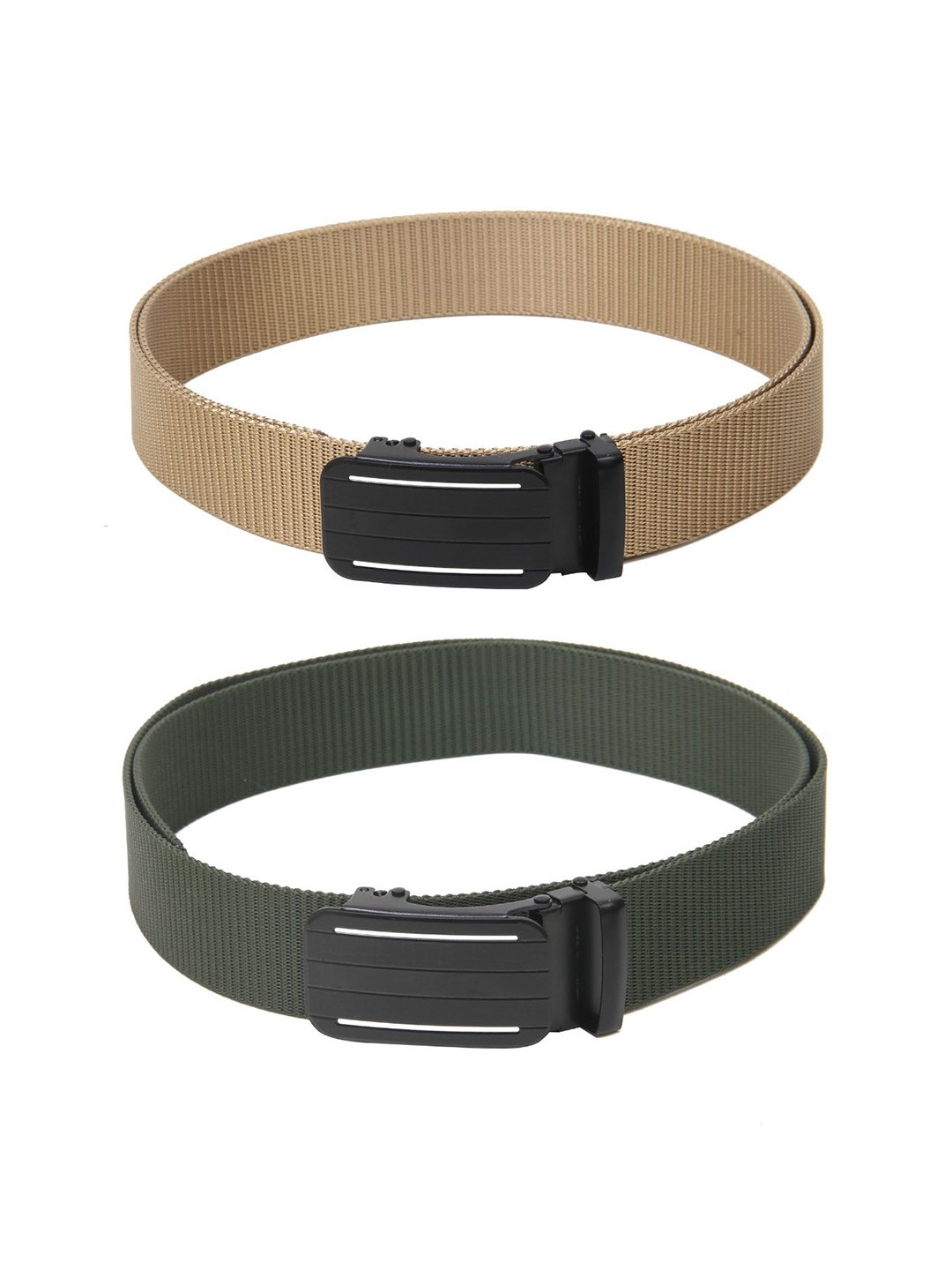 

Calvadoss Boys Set of 2 Textured Belt, Beige