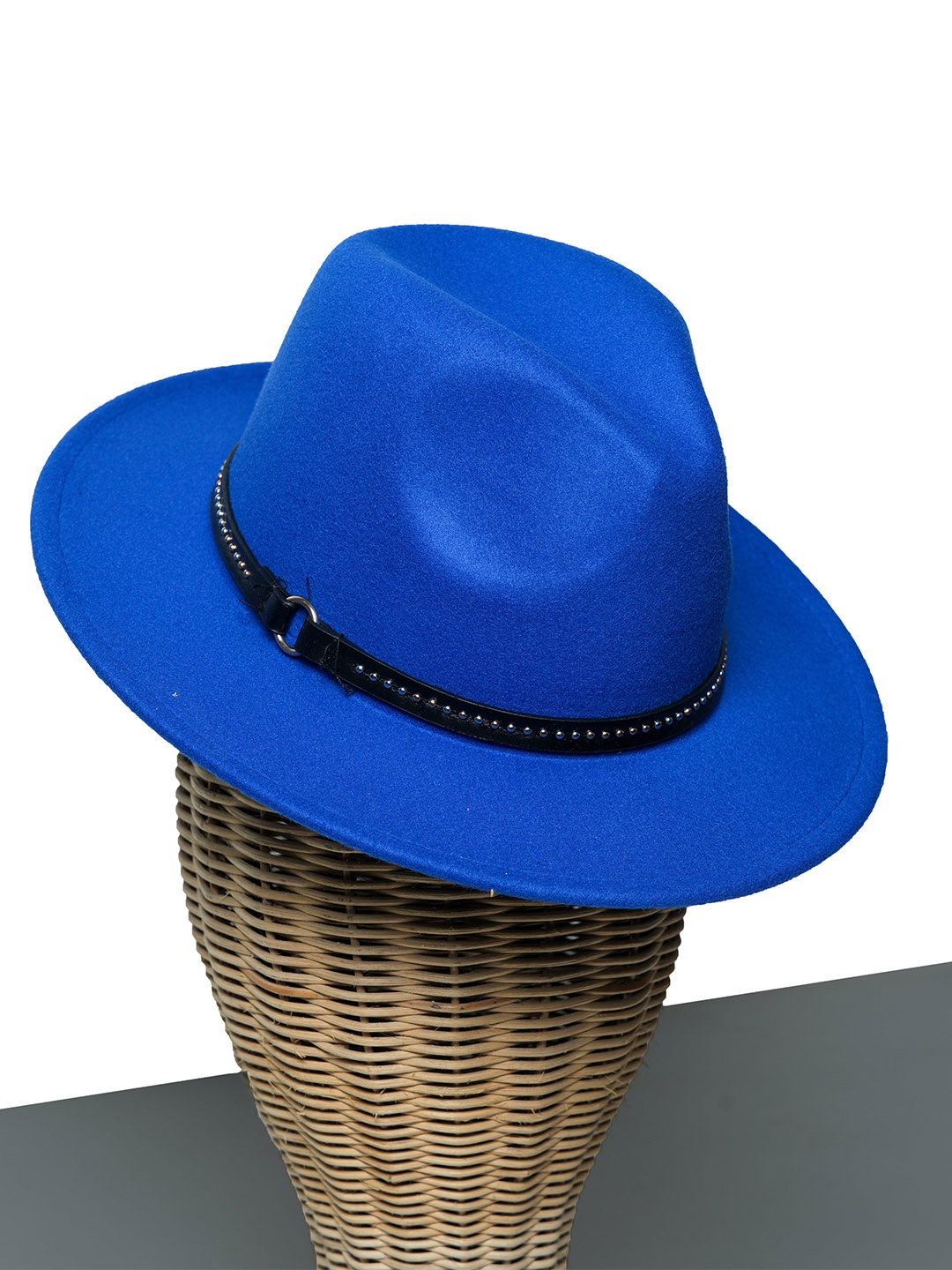 

CHOKORE Men Fedora Hat with Band, Blue