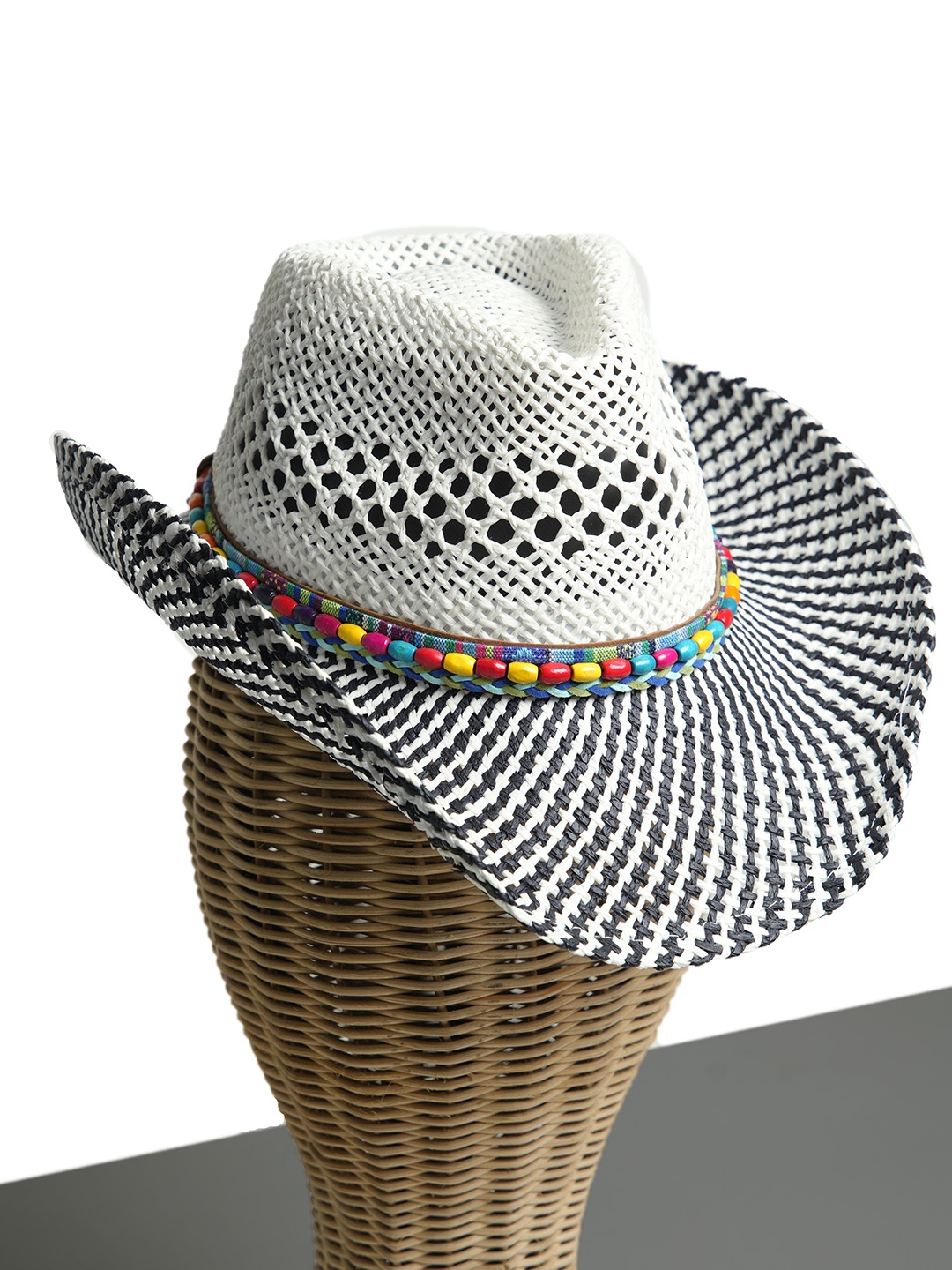 

CHOKORE Men Self Design Sun Hat, White