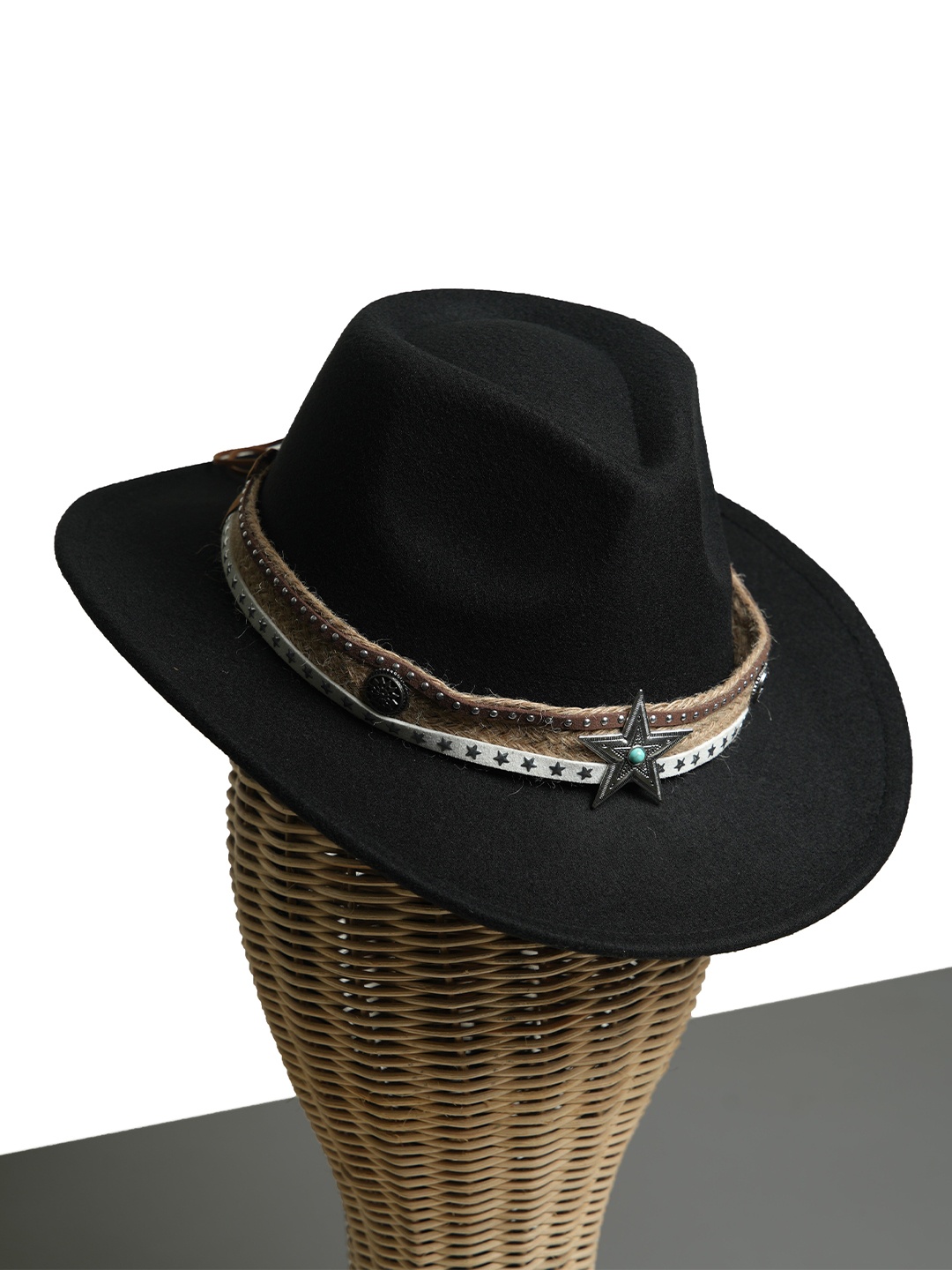 

CHOKORE Men Sun Hat with Jute Band, Black