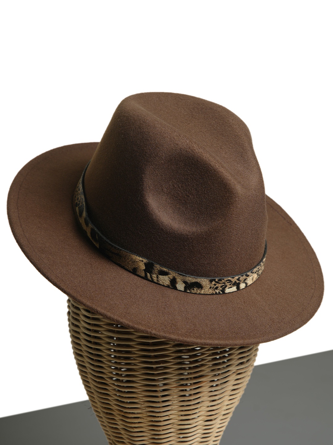 

CHOKORE Men Fedora Hat, Brown