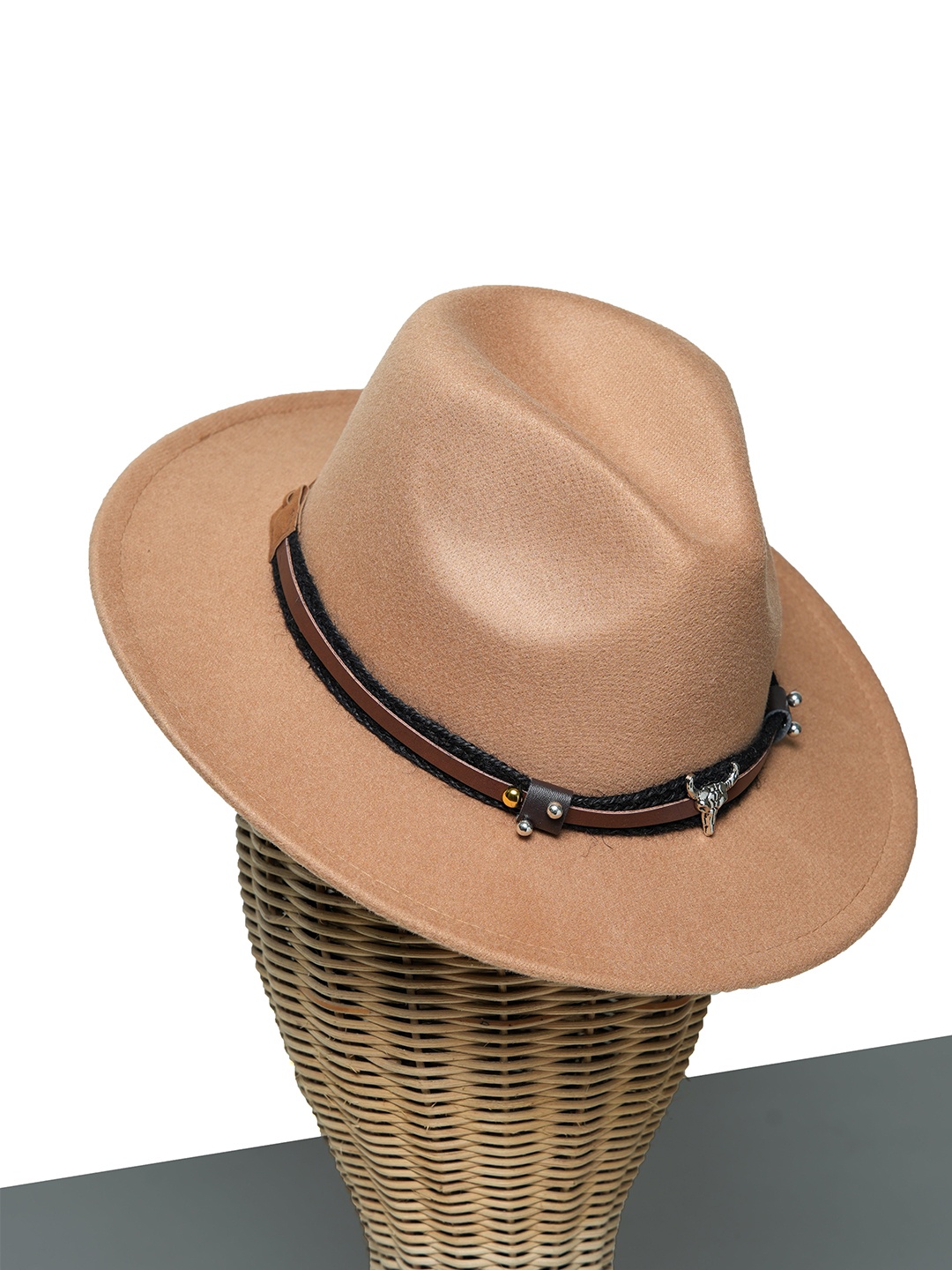 

CHOKORE Men Fedora Hat, Brown
