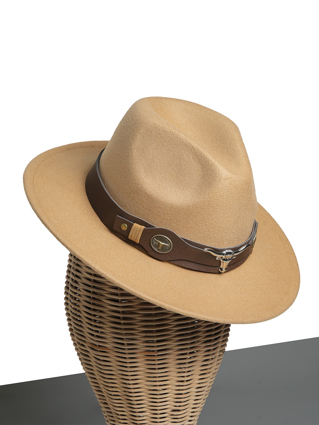 

CHOKORE Men Fedora Hat, Brown