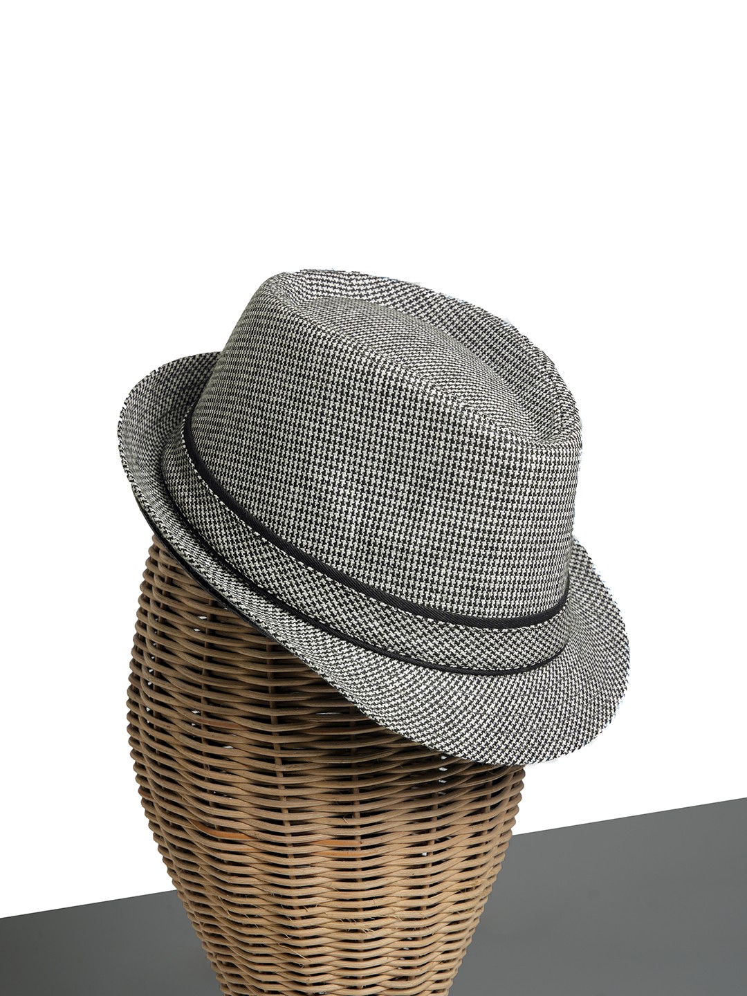

CHOKORE Men Self Design Fedora Hat, Grey