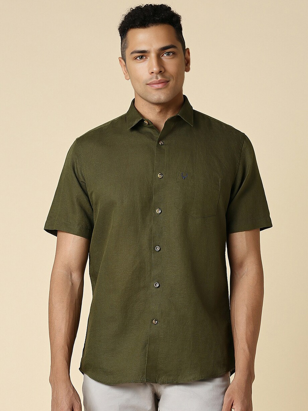 

Allen Solly Slim Fit Casual Shirt, Olive