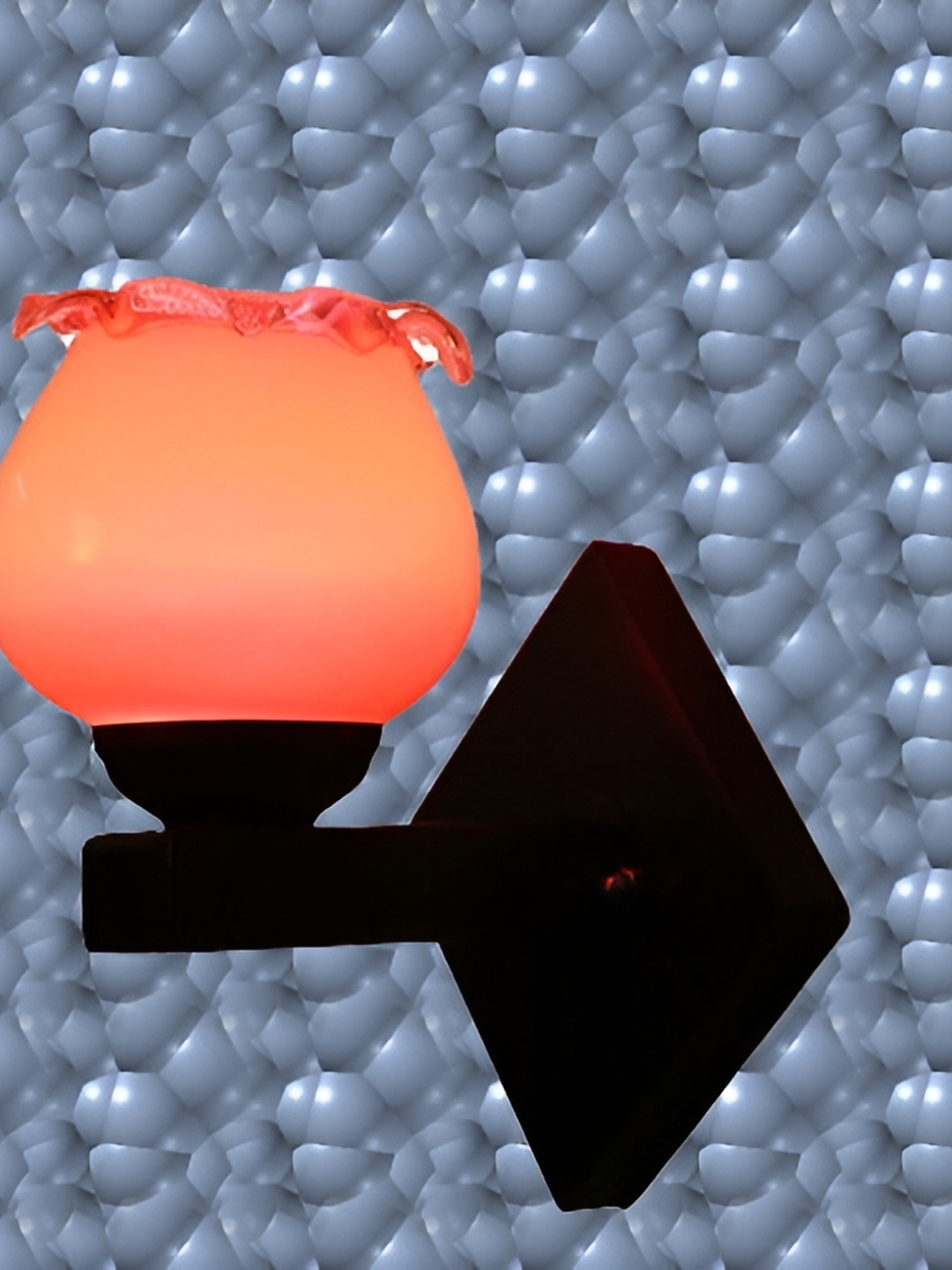 

1ST TIME Pink Glass Contemporary Wall Lamp
