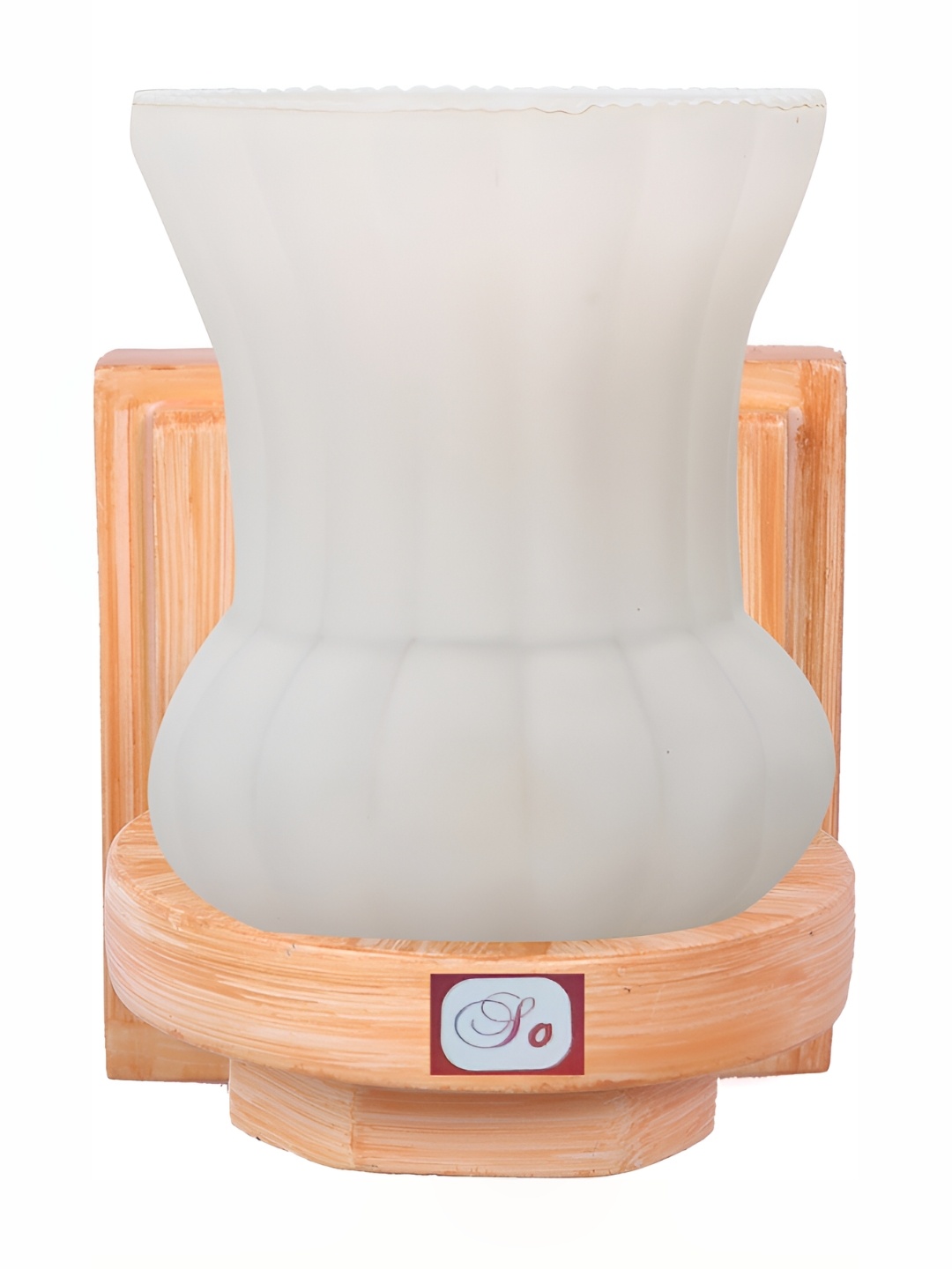 

1ST TIME White Glass Contemporary Wall Lamp