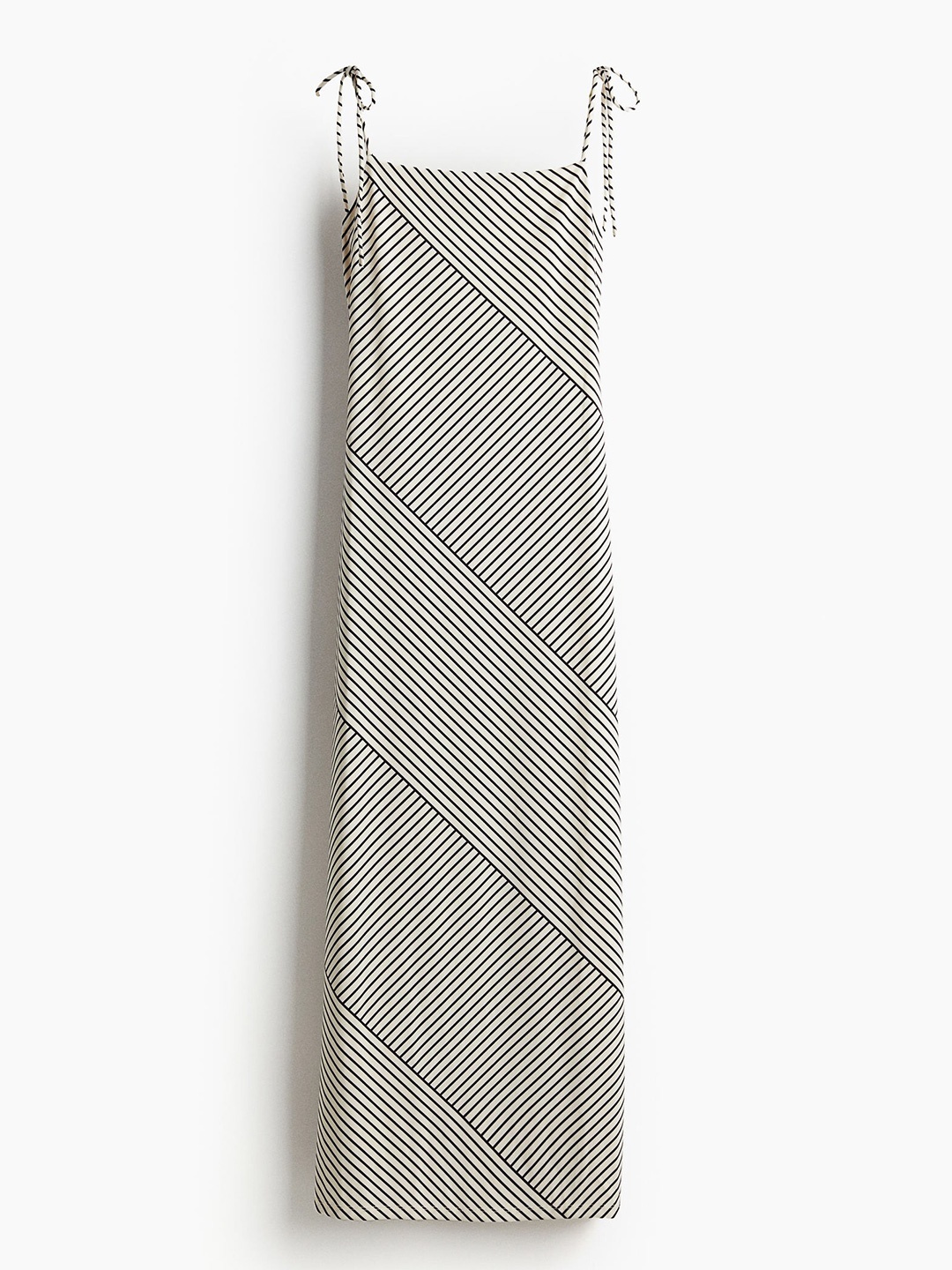 

H&M Women Tie-Strap Midi Dress, Beige