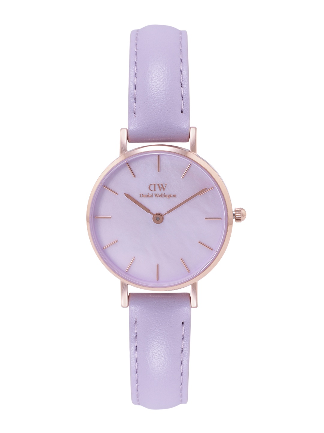 

Daniel Wellington Petite Women Mother of Pearl Analogue Watch, Purple