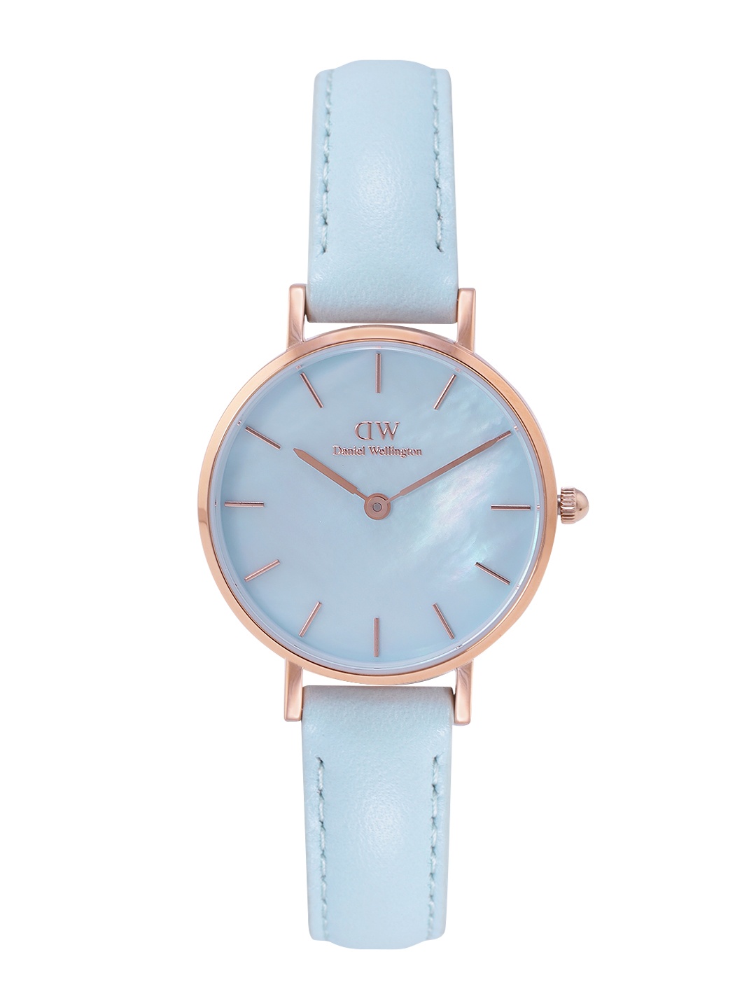 

Daniel Wellington Women Mother of Pearl Analogue Watch DW00100635K, Blue