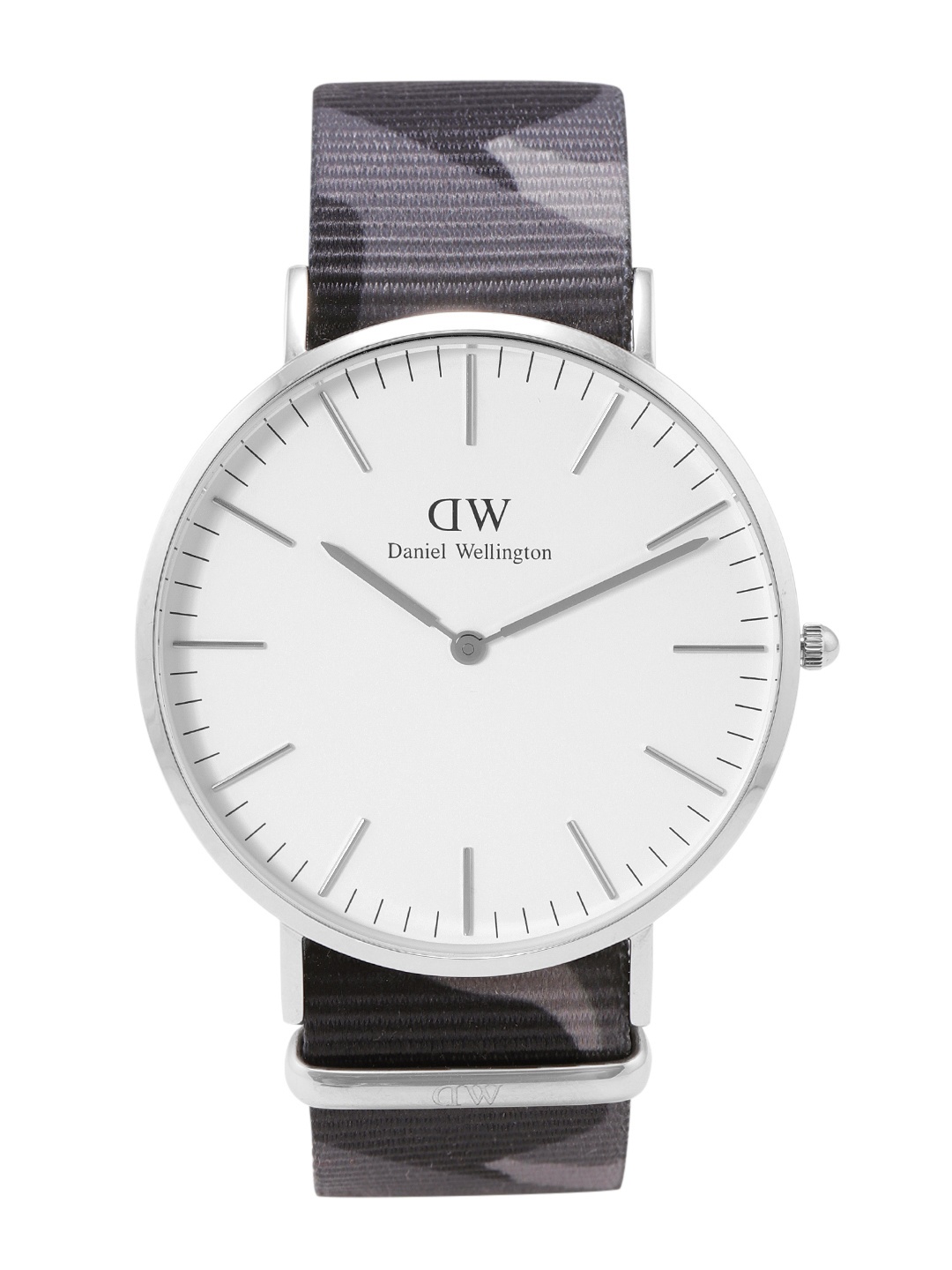 

Daniel Wellington Men Classic Brigade Dial Watch DW00100372, White