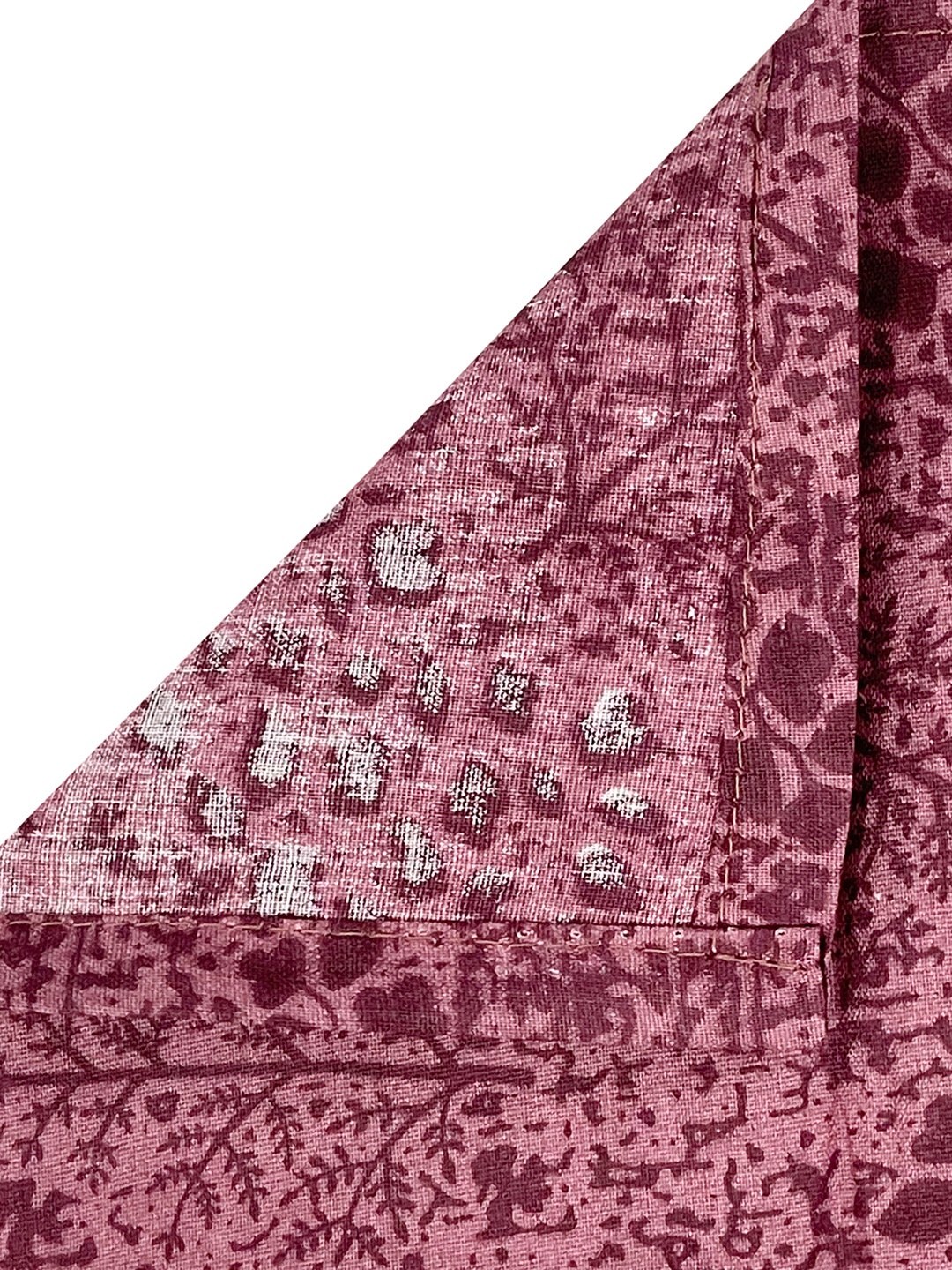 

SWAYAM Grey Veda Floral Print 160 TC Cotton King Fitted Bedsheet Set