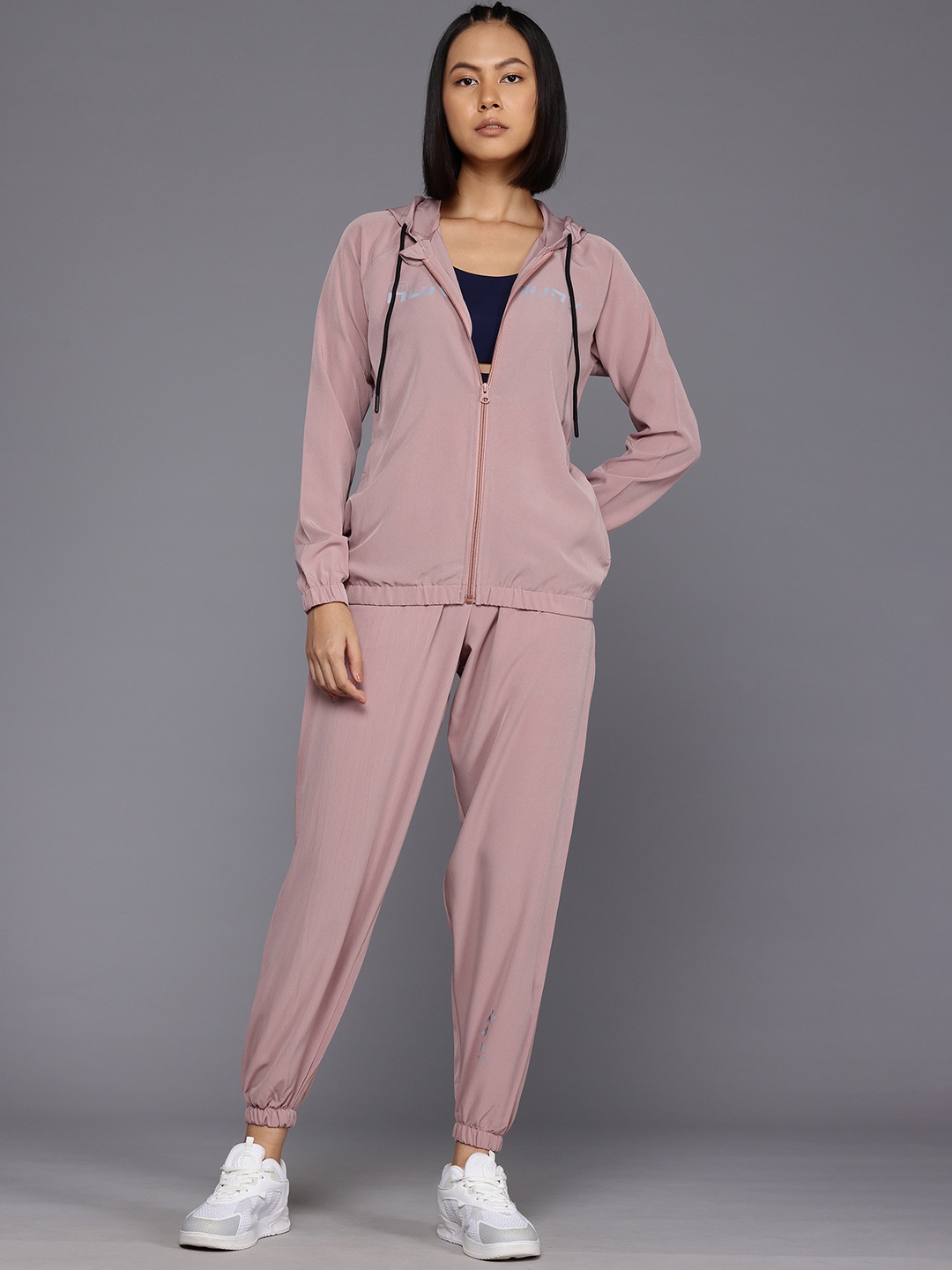 

HRX by Hrithik Roshan Women Running Tracksuits, Mauve