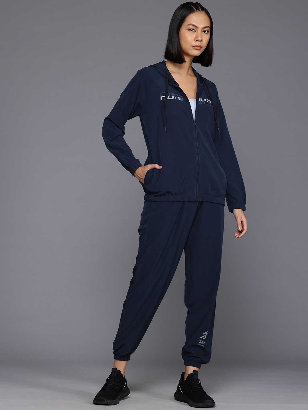 

HRX by Hrithik Roshan Women Running Tracksuits, Navy blue