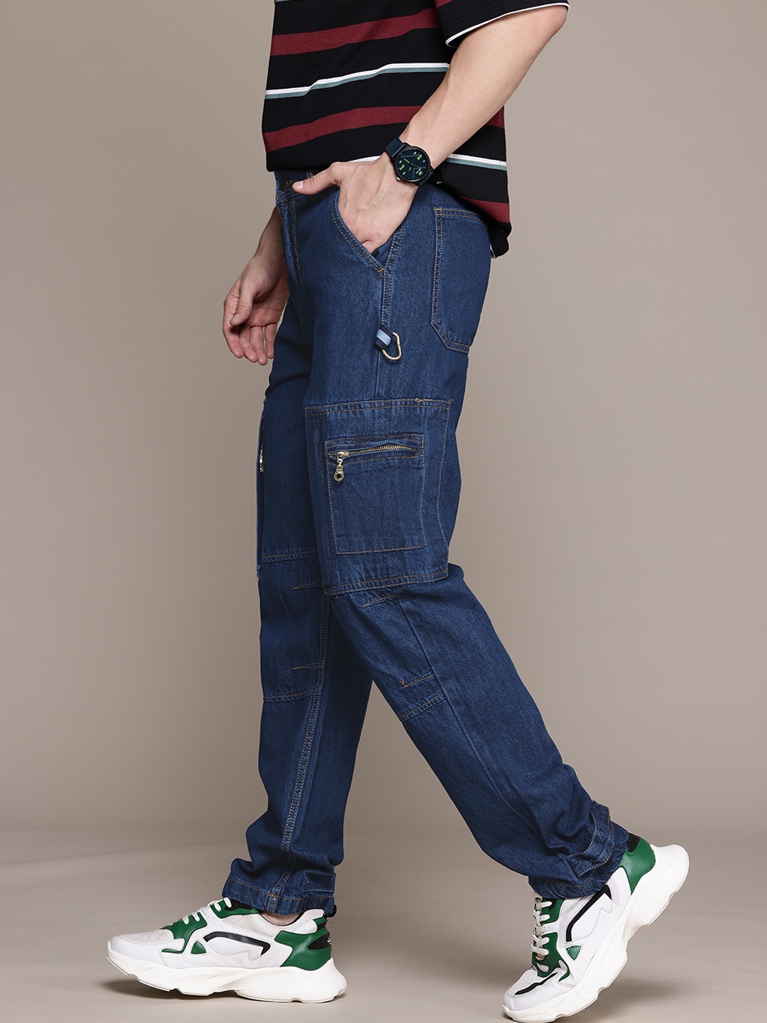 

The Roadster Lifestyle Co. Men Relaxed Fit Jeans, Navy blue