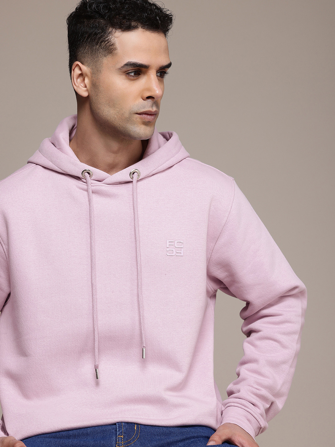 

French Connection Hooded Sweatshirt, Lavender