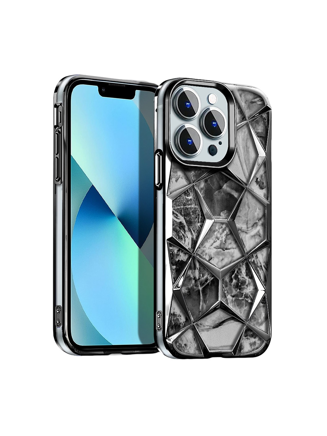 

Karwan Abstract Printed iPhone 11 Pro Mobile Case, Black