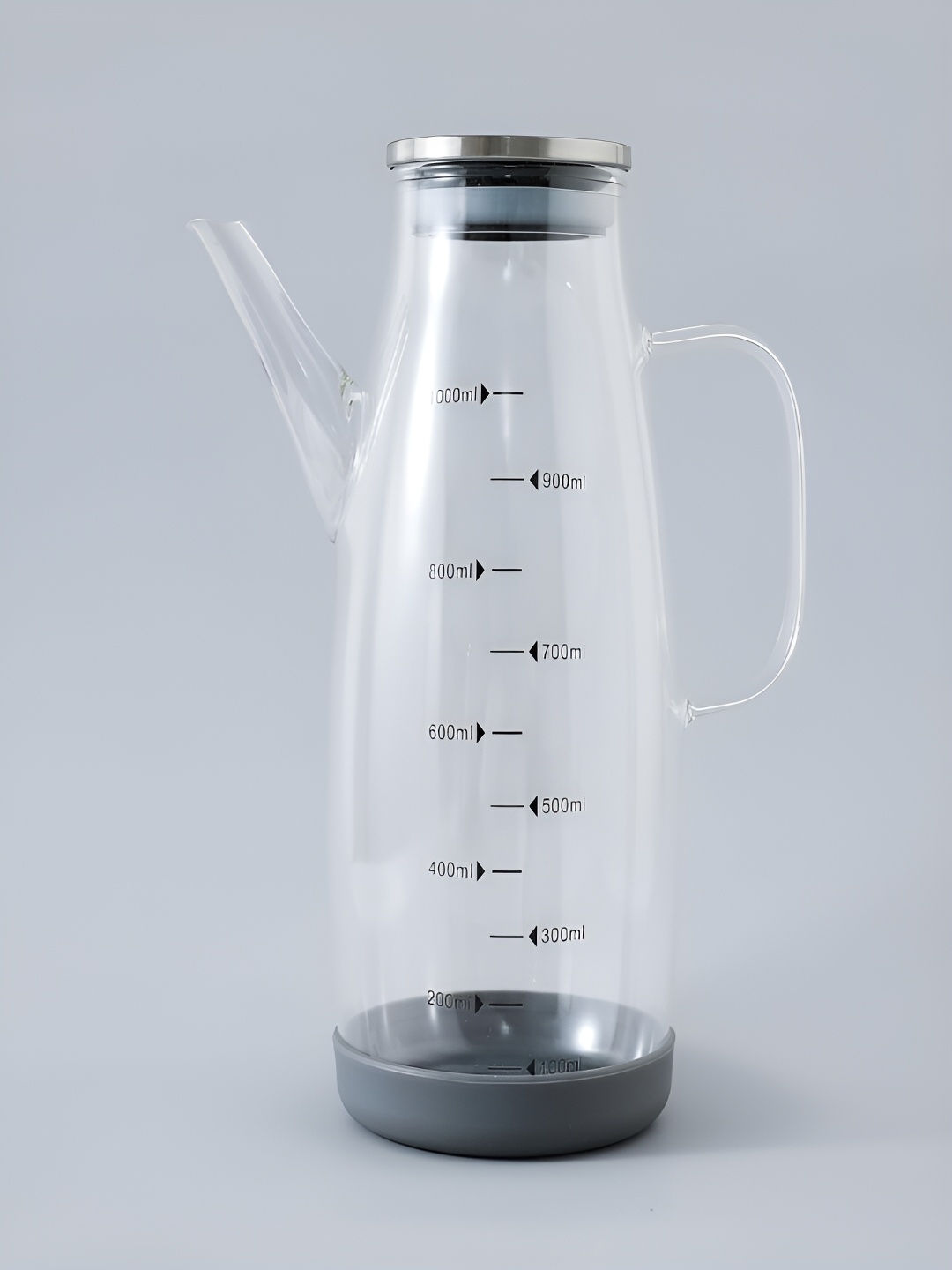 

Kuber Industries Transparent Easy to Clean Borosilicate Oil Dispenser