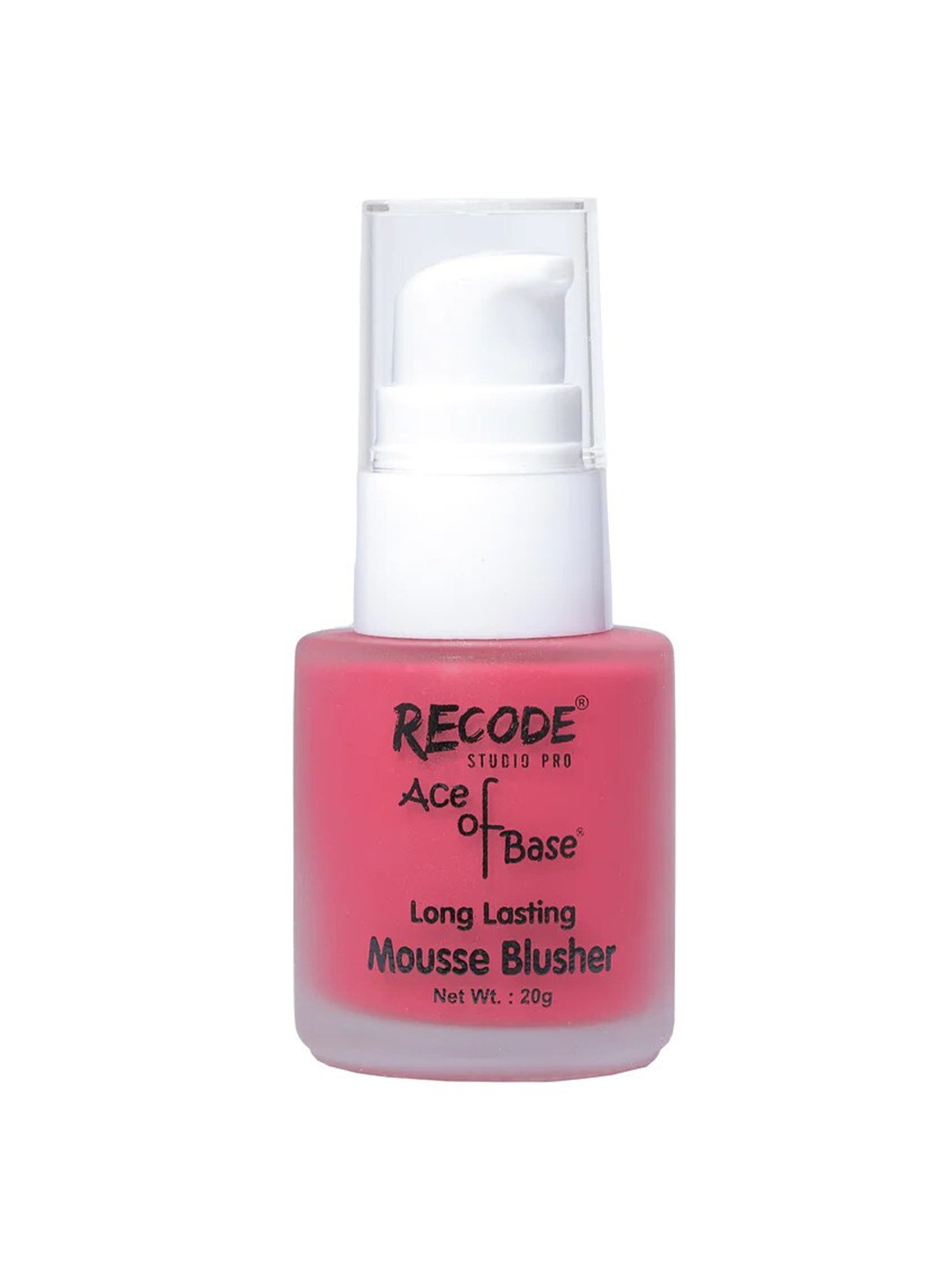 

Recode Ace Of Base Long Lasting Mousse Blusher With Shea Butter - 20g - Born To Shine 04, Pink