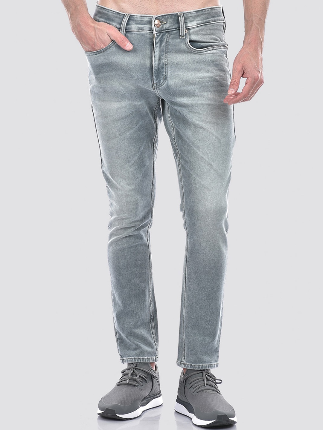 

Numero Uno Men Solid Super Skinny Sustainable Stretchable Jeans, Blue