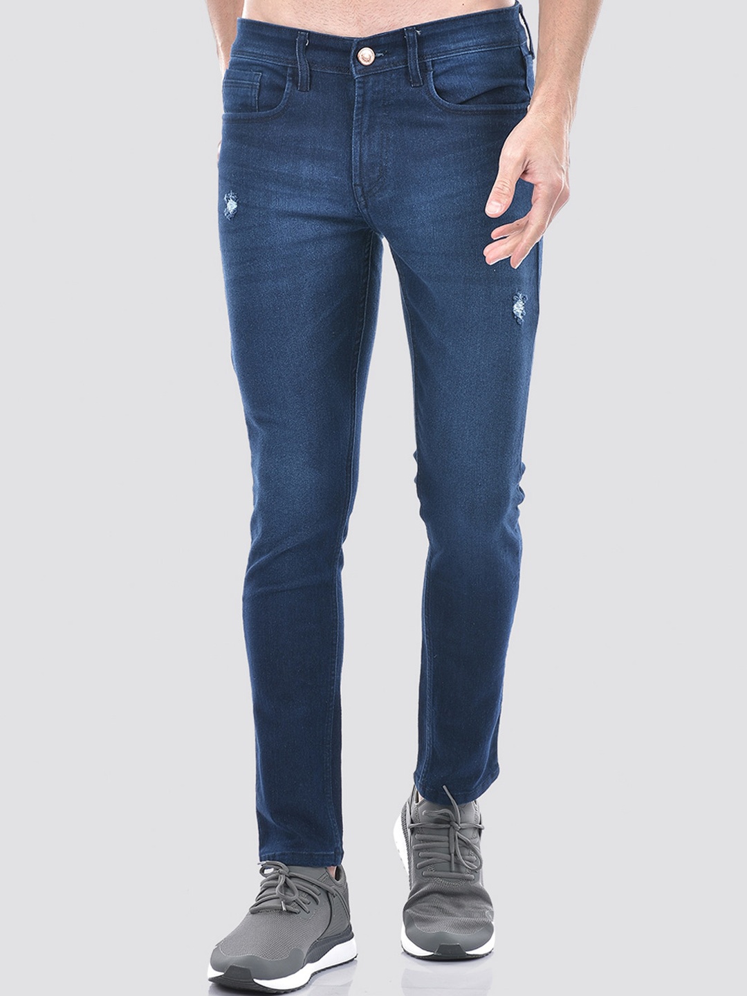 

Numero Uno Men Solid Super Skinny Sustainable Stretchable Jeans, Blue