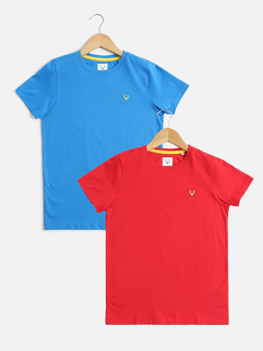

Allen Solly Junior Boys Round Neck Cotton T-shirt, Blue