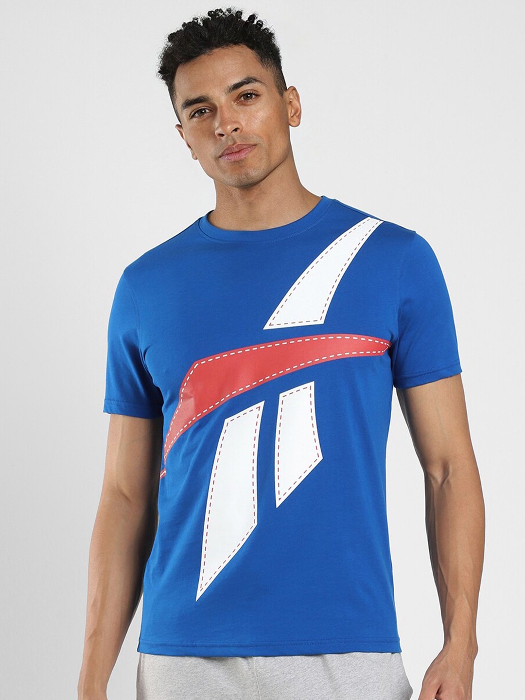 

Reebok Athleisure Pure Cotton T-shirt, Blue