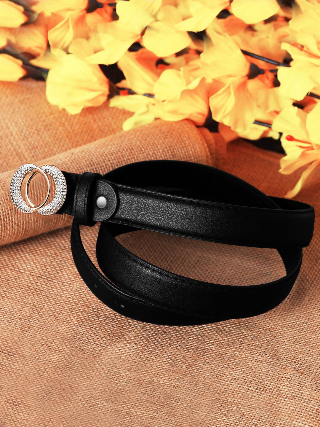 

Swiss Design Women Stylish Belt, Black