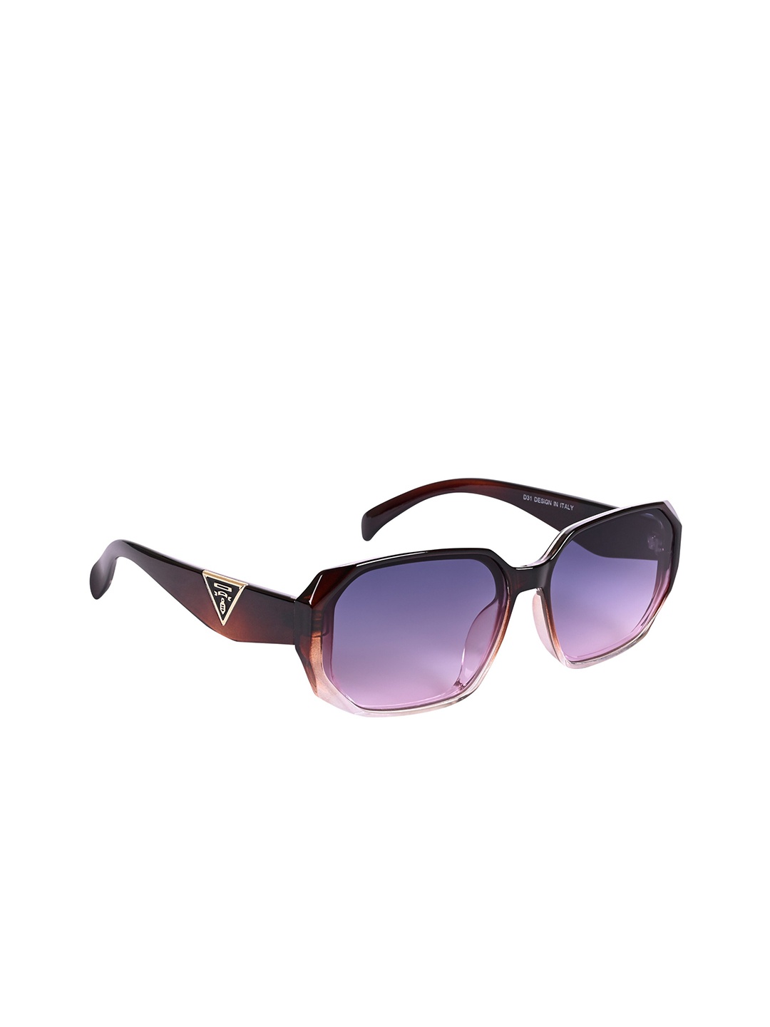 

AISLIN Unisex Square Sunglasses with UV Protected Lens ES_13254-86-AS-D31-GYPK-BRCLG-SQOV, Grey