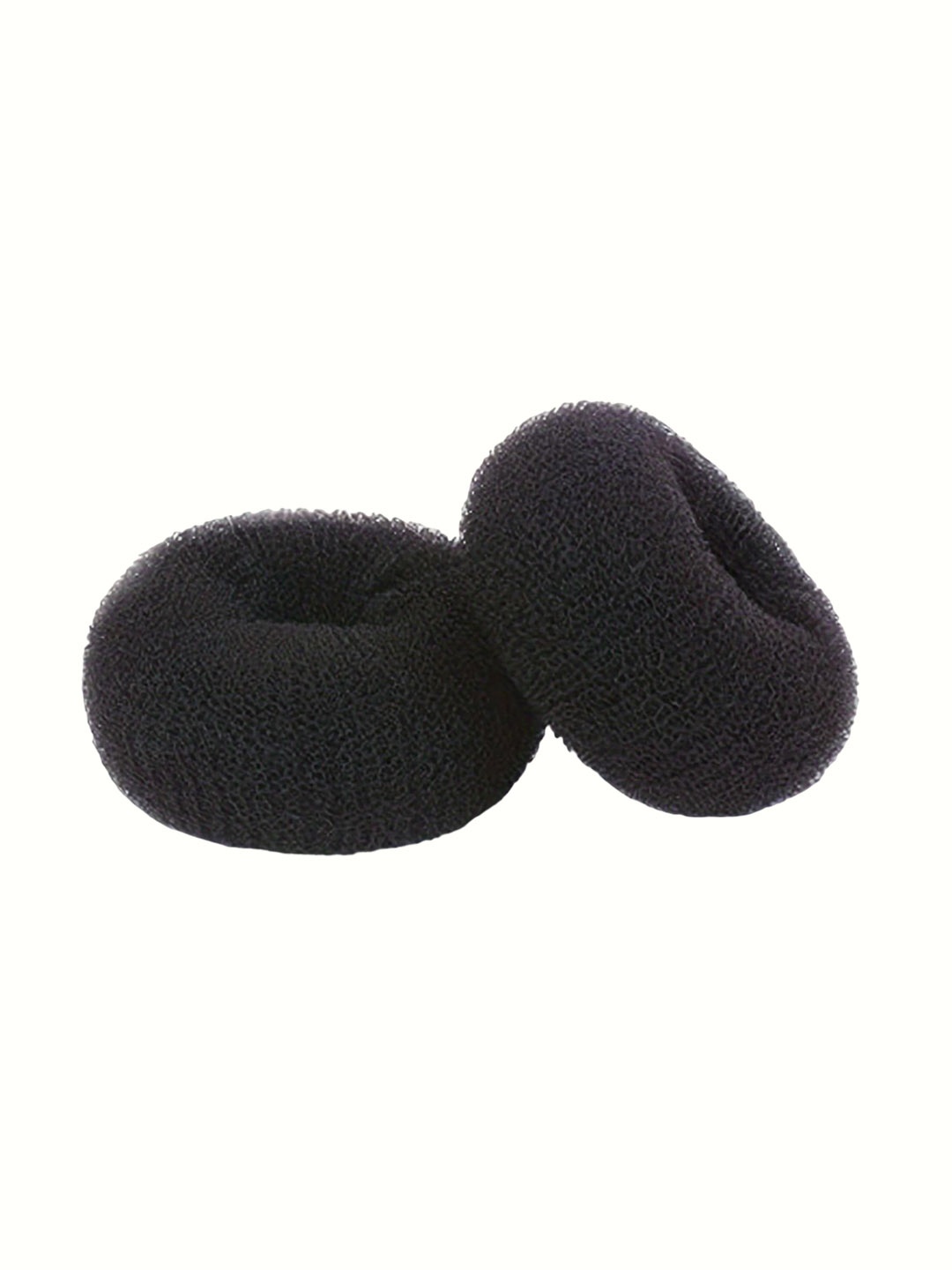 

CHRONEX Set of 2 Hair Donut Bun Maker, Black