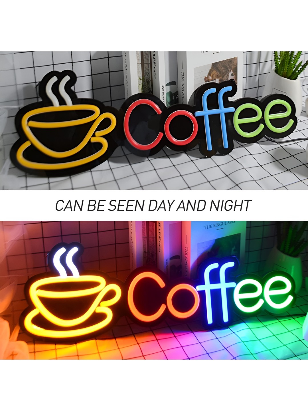 

the party planet Yellow & Red Led Neon Light