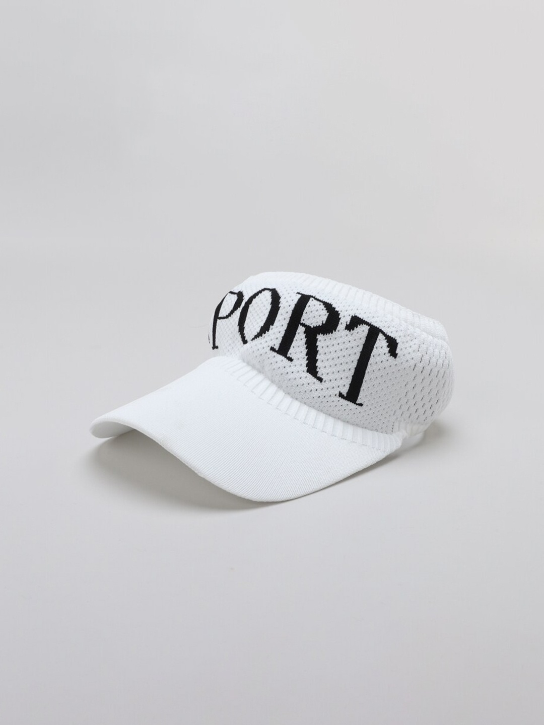 

TIPY TIPY TAP Unisex Self Design Sports Sun Cap, White