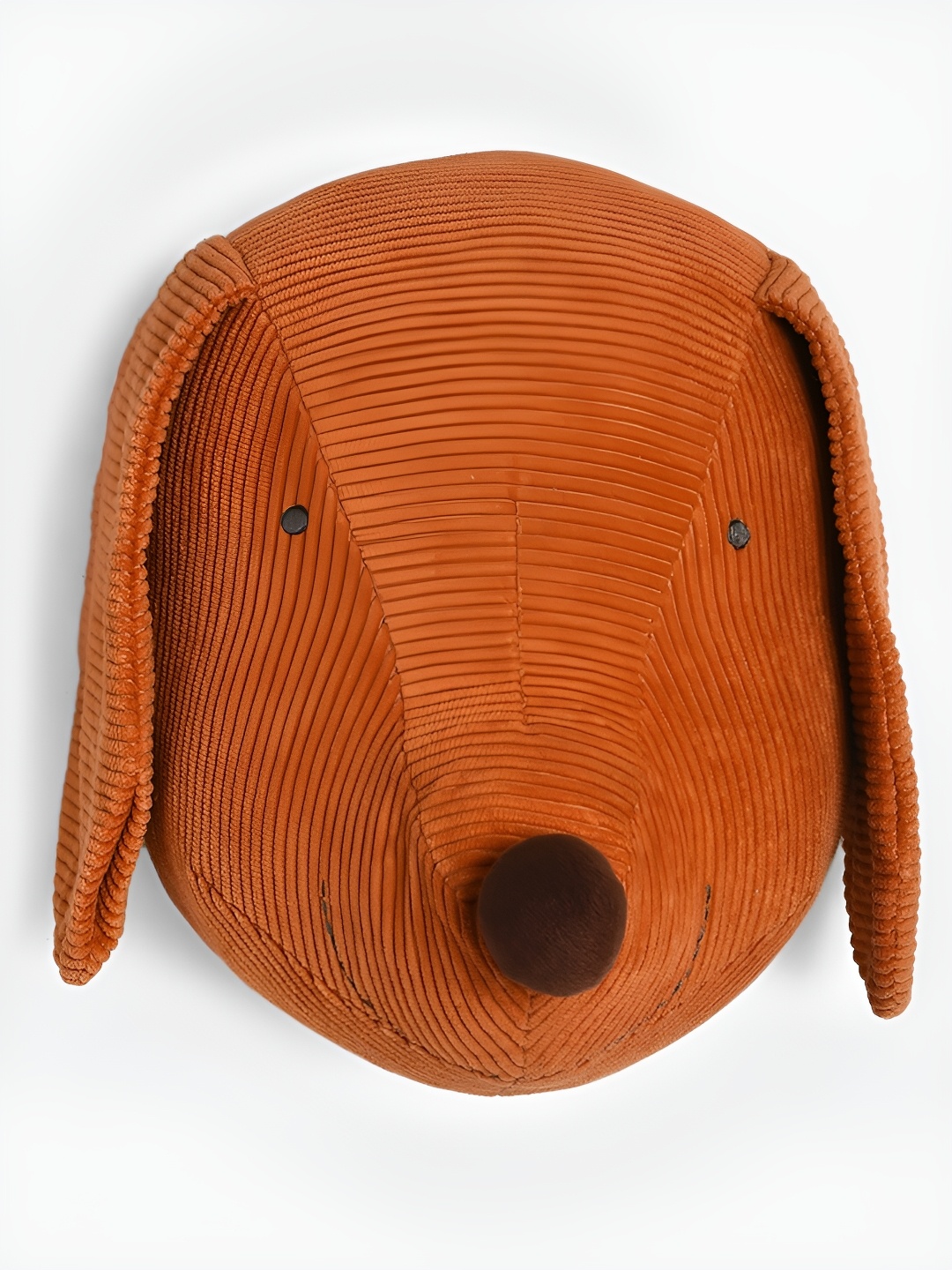 

MiArcus Brown Ribbed Fabric Dog Wall Mask